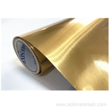 High Quality Brush Gold Metallized PET Film